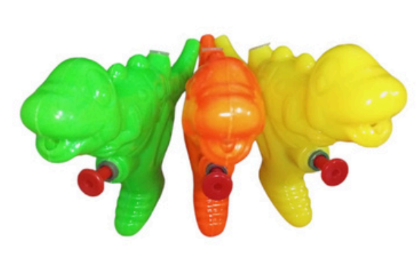 PISTOLAS DE AGUA DE DINOSAURIO