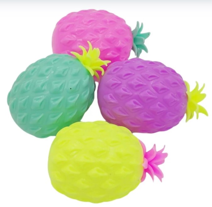 Squishy de piña Color VERDE AQUA
