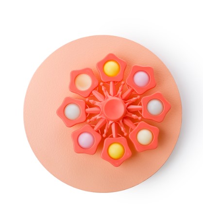 POP IT CON SPINNER ROSADO